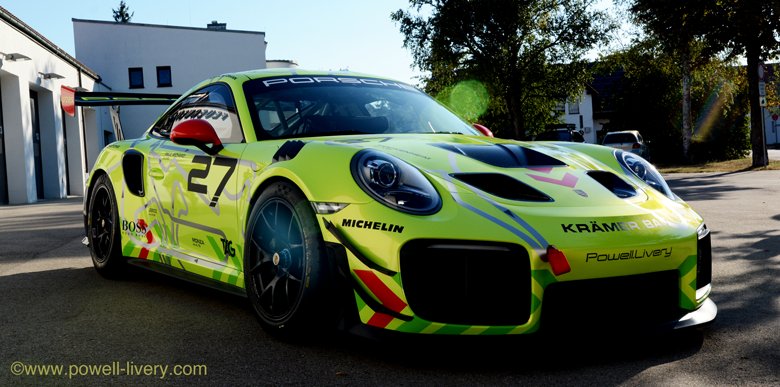 Vision and reference stage of bespoke car livery design process including historic inspiration, track day, motorsport and classic references